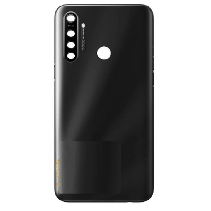 SPAREWARE® Back Panel Back Door Panel Body Cover For Realme 5i -Grey (WITH ALL LOGO)