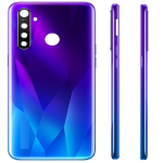 SPAREWARE® Back Panel Back Door Panel Body Cover For Realme 5S -Purple (MIDDLE RING BACK PANEL WITH ALL LOGO)