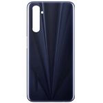 SPAREWARE® Back Panel Back Door Panel Body Cover For Realme 6i -Black (WITH ALL LOGO)