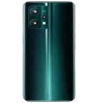 SPAREWARE® Back Panel Back Door Panel Body Cover For Realme 9 Pro Plus -Green  (WITH  CAMERA LENS ALL LOGO)