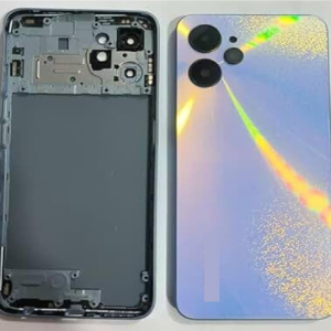 SPAREWARE® Back Panel Back Door Panel Body Cover For Realme 10 -Blue (MIDDLE RING BACK PANEL WITH ALL LOGO)