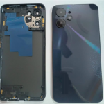 SPAREWARE® Back Panel Back Door Panel Body Cover For Realme 10 -Black (MIDDLE RING BACK PANEL WITH ALL LOGO)