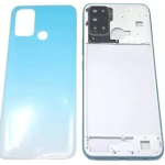 SPAREWARE® Back Panel Back Door Panel Body Cover For Realme 7i -Blue (MIDDLE RING BACK PANEL WITH ALL LOGO)