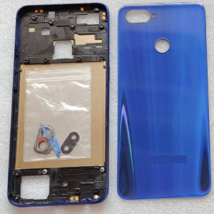 SPAREWARE® Back Panel Back Door Panel Body Cover For Realme 2 Pro -Blue (MIDDLE RING BACK PANEL WITH ALL LOGO)