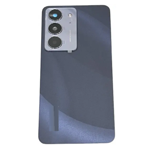 SPAREWARE® Back Panel Back Door Panel Body Cover For Realme 14X 5G -Black (WITH CAMERA LENS ALL LOGO)
