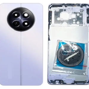 SPAREWARE® Back Panel Back Door Panel Body Cover For Realme 12 5G -Purple (MIDDLE RING + BACK PANEL WITH ALL LOGO)