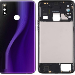 SPAREWARE® Back Panel Back Door Panel Body Cover For Realme 3 Pro -Purple (MIDDLE RING BACK PANEL WITH ALL LOGO)