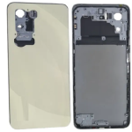 SPAREWARE® Back Panel Back Door Panel Body Cover For Realme 14X 5G -Gold (MIDDLE RING + BACK PANEL WITH ALL LOGO)