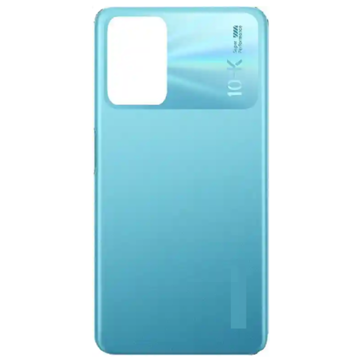 SPAREWARE® Back Panel Back Door Panel Body Cover For Oppo K10 4G -Blue (WITH ALL LOGO)