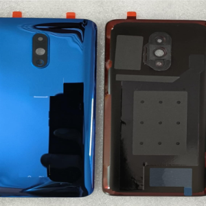 SPAREWARE® Battery Cover Back Door Panel Body For Oneplus 7 - Blue (WITH CAMERA LENS)