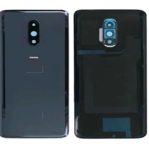 SPAREWARE® Battery Cover Back Door Panel Body For Oneplus 7 - Grey (WITH CAMERA LENS)
