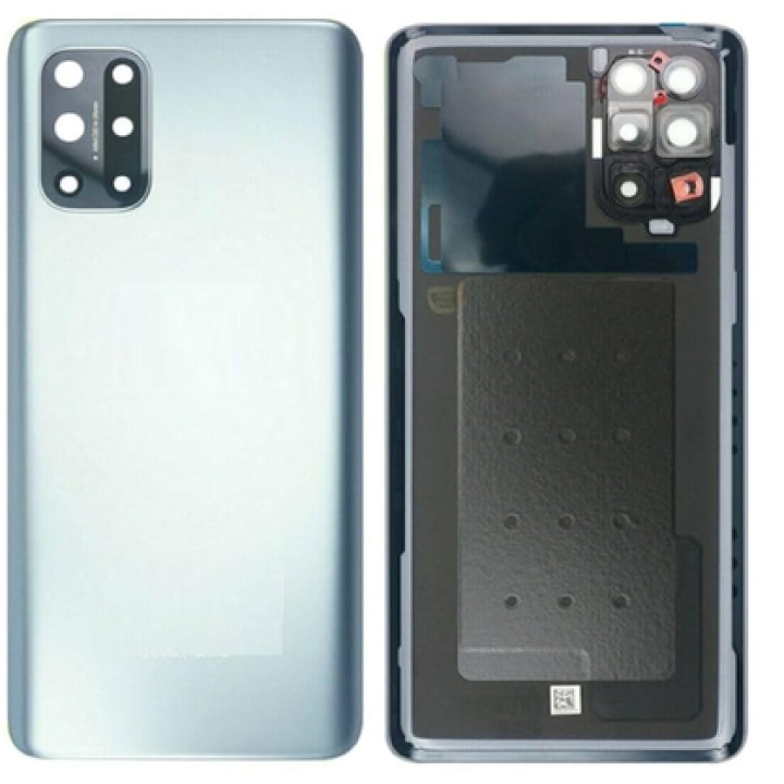 SPAREWARE® Battery Cover Back Door Panel Body For Oneplus 8T -Silver (WITH CAMERA LENS)