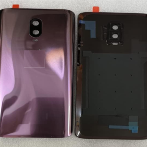 SPAREWARE® Battery Cover Back Door Panel Body For Oneplus 6T - Purple (WITH CAMERA LENS)