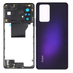 SPAREWARE® Back Panel Body Cover For Mi Redmi Note 10 Pro -Purple (MIDLE RING + BACK APNEL WITH ALL LOGO)