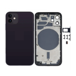 SPAREWARE®  Battery Cover Back Door Panel Body For iPhone 12 Mini -Black (COMPLETE BODY PANEL)