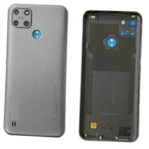 SPAREWARE® Back Panel Back Door Panel Body Cover For Realme C25Y -Grey (ORIGINAL WITH NETWORK NFC OR LOGO)