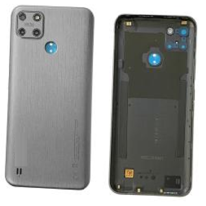 SPAREWARE® Back Panel Back Door Panel Body Cover For Realme C25Y -Grey (ORIGINAL WITH NETWORK NFC OR LOGO)