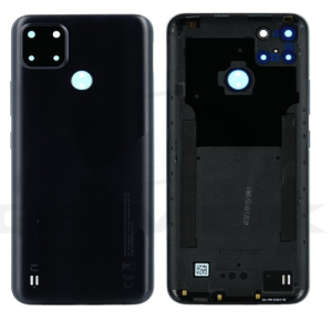 SPAREWARE® Back Panel Back Door Panel Body Cover For Realme C21Y -Black (ORIGINAL WITH NETWORK NFC OR LOGO)