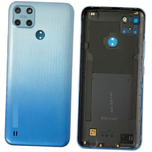 SPAREWARE® Back Panel Back Door Panel Body Cover For Realme C25Y -Blue (ORIGINAL WITH NETWORK NFC OR LOGO)