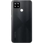 SPAREWARE® Back Panel Back Door Panel Body Cover For Realme C21 -Grey (WITH ALL LOGO)