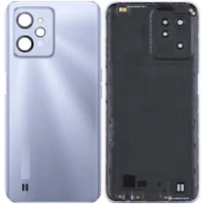 SPAREWARE® Back Panel Back Door Panel Body Cover For Realme C31 -Silver (ORIGINAL WITH NETWORK NFC OR LOGO)
