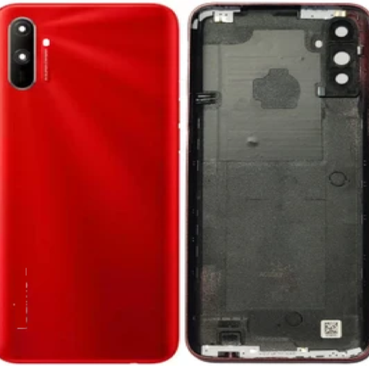 SPAREWARE® Back Panel Back Door Panel Body Cover For Realme C3 -Red (ORIGINAL WITH NETWORK NFC OR LOGO)