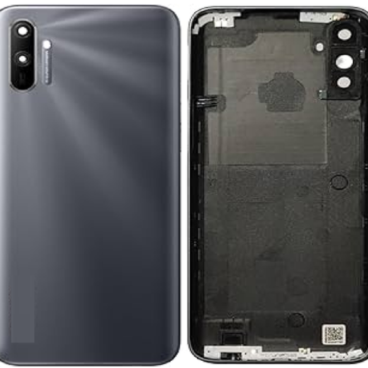 SPAREWARE® Back Panel Back Door Panel Body Cover For Realme C3 -Grey (ORIGINAL WITH NETWORK NFC OR LOGO)