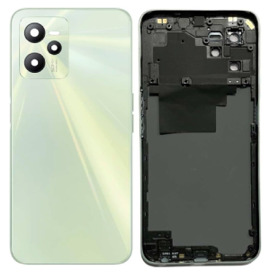 SPAREWARE® Back Panel Back Door Panel Body Cover For Realme C35 -Green(MIDDLE RING + BACK PANEL WITH ALL LOGO)