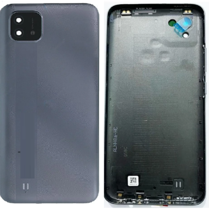 SPAREWARE® Back Panel Back Door Panel Body Cover For Realme C20 -Grey (ORIGINAL WITH NETWORK NFC OR LOGO)