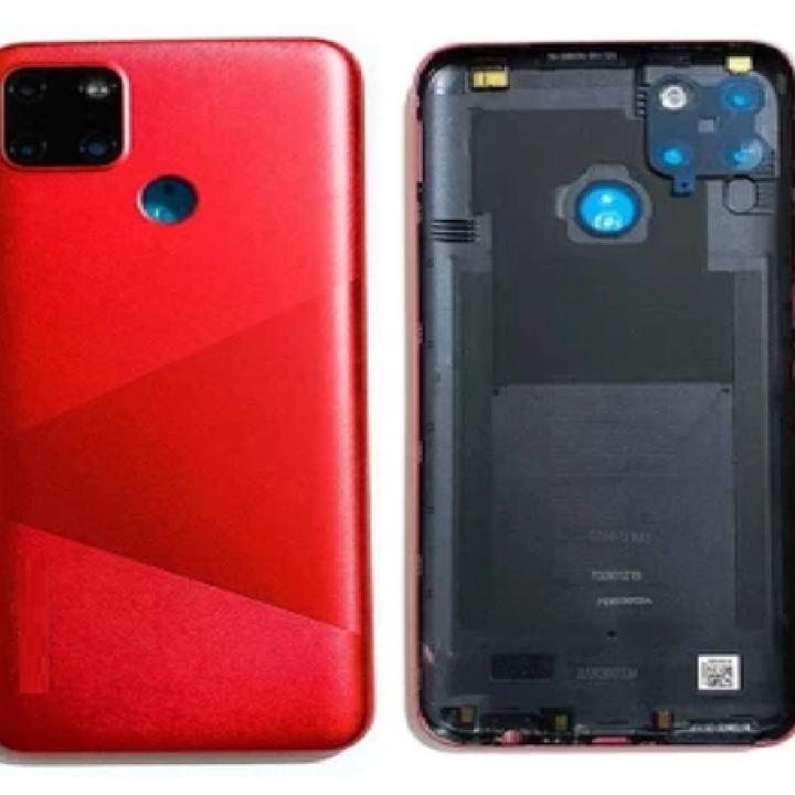 SPAREWARE® Back Panel Back Door Panel Body Cover For Realme C12 -Red (ORIGINAL WITH NETWORK NFC OR LOGO)