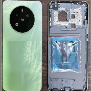 SPAREWARE® Back Panel Back Door Panel Body Cover For Realme P1 5G -Green (MIDDLE RING + BACK PANEL WITH ALL LOGO)