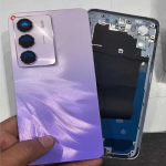 SPAREWARE® Back Panel Back Door Panel Body Cover For Realme C75 5G -Purple (MIDDLE RING + BACK PANEL WITH ALL LOGO)