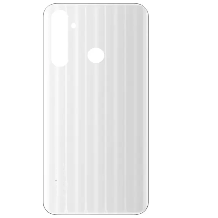 SPAREWARE® Back Panel Back Door Panel Body Cover For Realme Narzo 10 -White (WITH ALL LOGO)