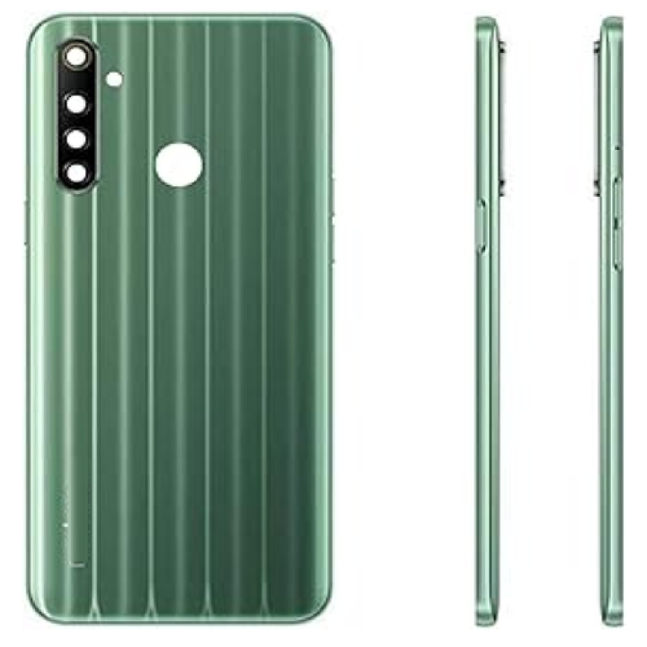 SPAREWARE® Back Panel Back Door Panel Body Cover For Realme Narzo 10 -Green (MIDDLE RING + BACK PANEL WITH ALL LOGO)