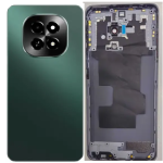 SPAREWARE® Back Panel Back Door Panel Body Cover For Realme C63 5G-Green (MIDDLE RING + BACK PANEL WITH ALL LOGO)