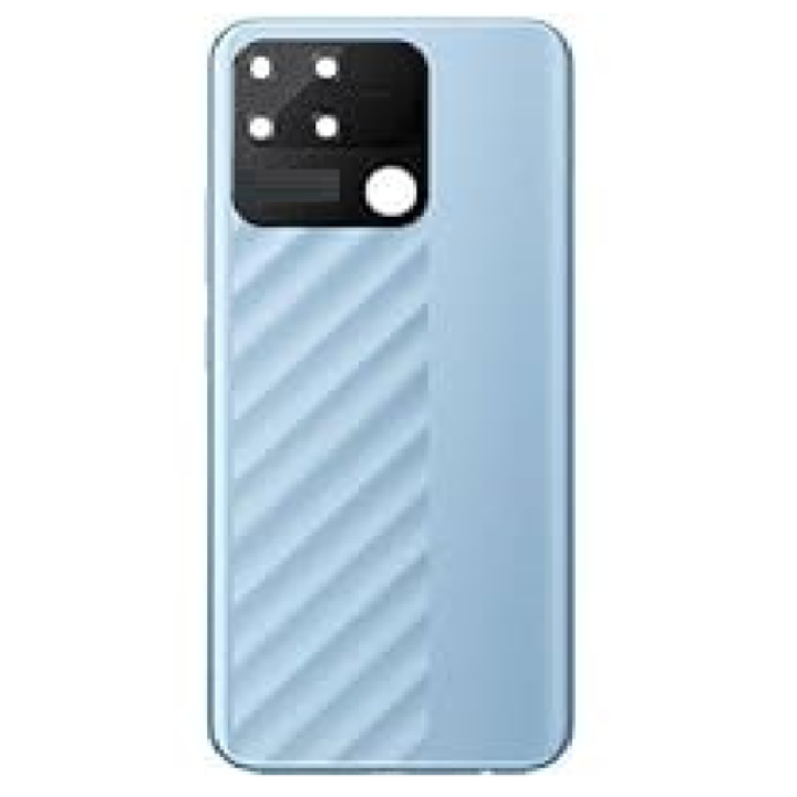 SPAREWARE® Back Panel Back Door Panel Body Cover For Realme Narzo 50A -Blue (WITH ALL LOGO)