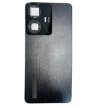 SPAREWARE® Back Panel Back Door Panel Body Cover For Realme C55 -Black (WITH ALL LOGO)