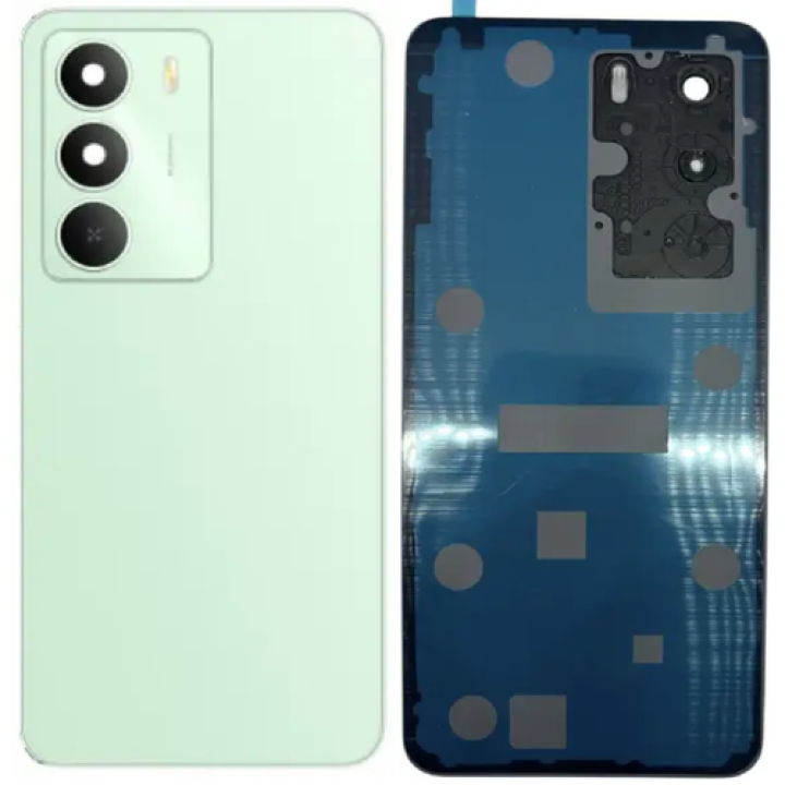 SPAREWARE® Back Panel Back Door Panel Body Cover For Realme C73 -Green (CAMERA LENS OR  WITH ALL LOGO)