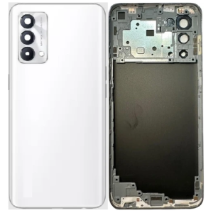 SPAREWARE® Back Panel Back Door Panel Body Cover For Realme GT Master -White (MIDDLE RING + BACK PANEL WITH ALL LOGO)