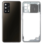 SPAREWARE® Back Panel Back Door Panel Body Cover For Realme GT Master -Black (MIDDLE RING + BACK PANEL WITH ALL LOGO)