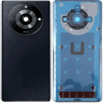 SPAREWARE® Back Panel Back Door Panel Body Cover For Realme Narzo 60X -Black (CAMERA LENS OR WITH ALL LOGO)