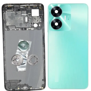 SPAREWARE® Back Panel Back Door Panel Body Cover For Realme C55 -Green (MIDDLE RING + BACK PANEL WITH ALL LOGO)
