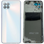 SPAREWARE® Back Panel Back Door Panel Body Cover For Oppo F17 Pro -White (MIDDLE RING BACK PANEL BUTTON OR LENS WITH LOGO)