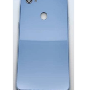 SPAREWARE® Back Panel Back Door Panel Body Cover For Oppo F7 -Blue (WITH LOGO & BUTTON)