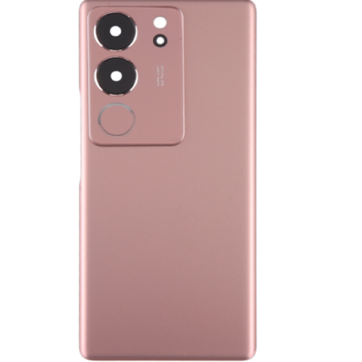 SPAREWARE® Back Door Panel Body Back Panel For Vivo V29 -Red (WITH CAMERA GLASS ALL LOGO)