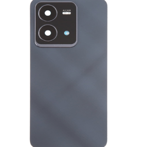 SPAREWARE® Back Door Panel Body Back Panel For Vivo V25 5G -Black (WITH CAMERA GLASS ALL LOGO)