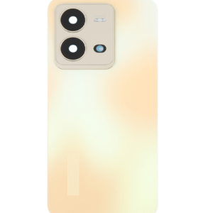 SPAREWARE® Back Door Panel Body Back Panel For Vivo V25 5G -Gold (WITH CAMERA GLASS ALL LOGO)