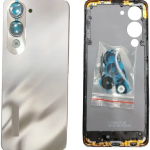 SPAREWARE® Back Door Panel Body Back Panel For Vivo Y19E -Silver (MIDDLE RING PANEL BUTTON OR LENS ALL LOGO)