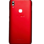 SPAREWARE® Back Door Panel Body Back Panel For Vivo V9 -Red (WITH ALL LOGO)