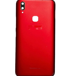 SPAREWARE® Back Door Panel Body Back Panel For Vivo V9 Youth  -Red (WITH ALL LOGO)